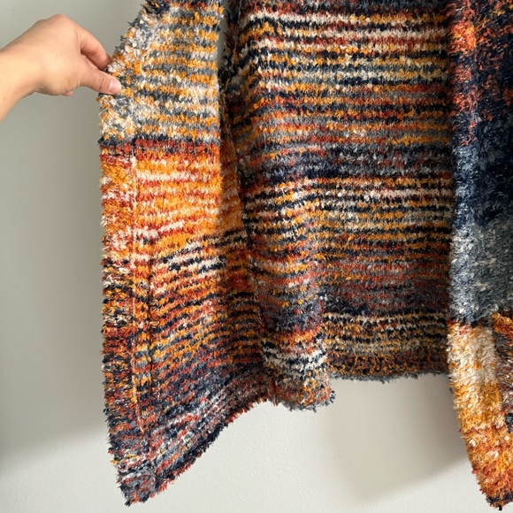 Pilcro Spacedye Sweater Vest Size XS In Orange Motif - Picture 9 of 14